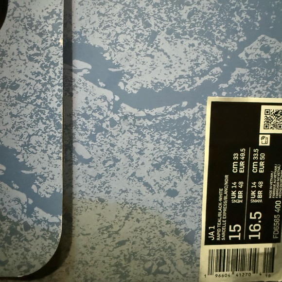 Nike Ja 1 Scratch size 15